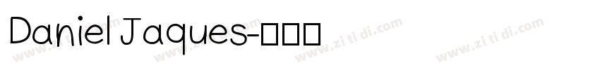 Daniel Jaques字体转换